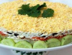 Простой и вкусный салат прага для праздничного стола - ингредиенты и пошаговые рецепты с фото